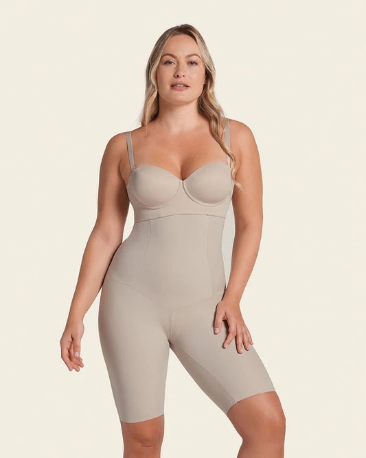 Extra High-Waisted Firm Shaper Short In Nude - Leonisa