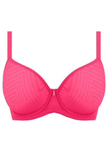 Tailored Underwired Molded Plunge T-Shirt Bra In Love Potion - Freya