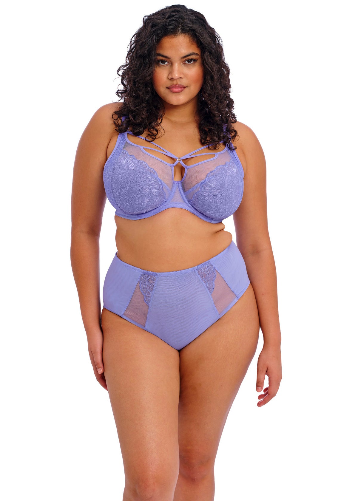 Brianna Underwired Plunge Bra In Jacaranda - Elomi