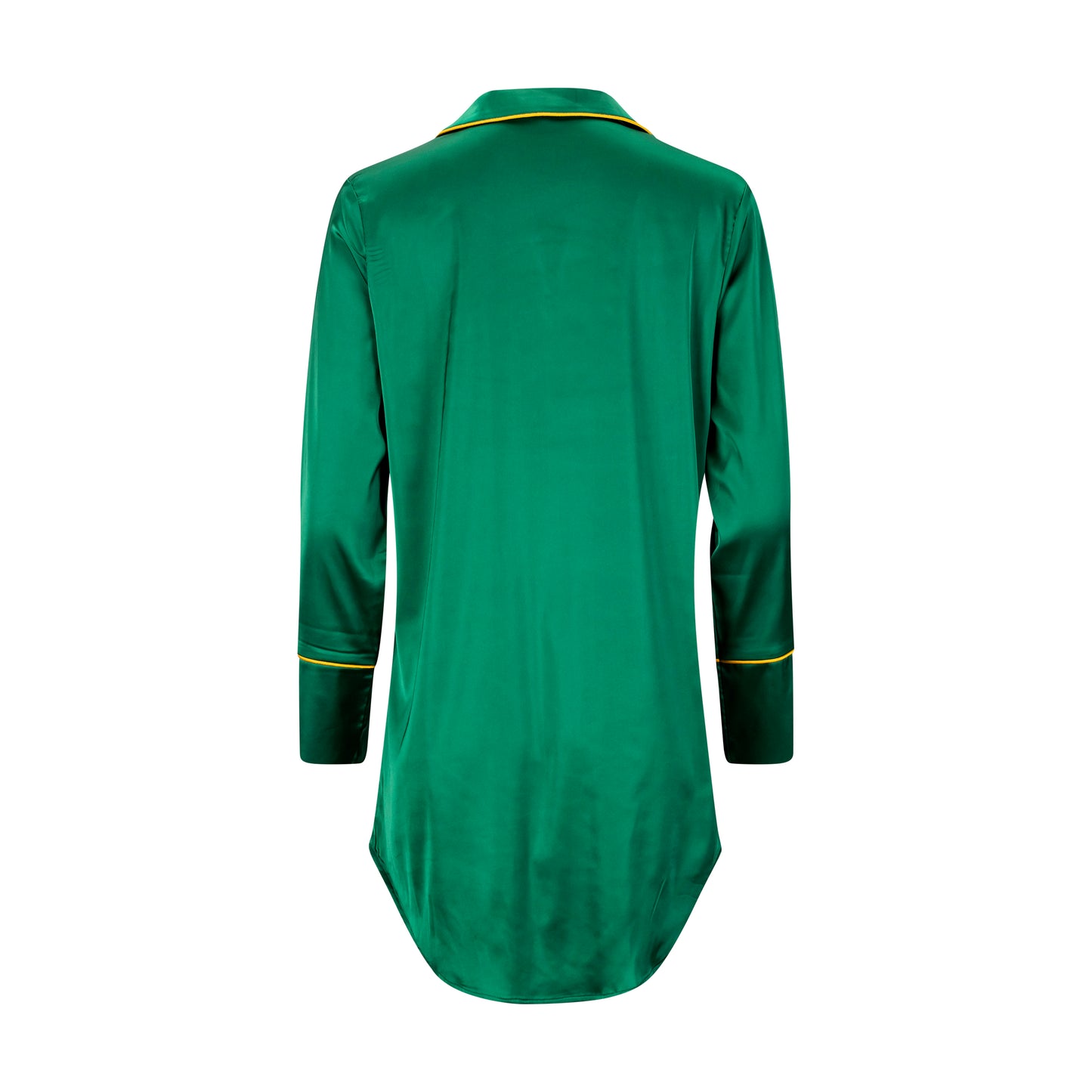 Satin Sleepshirt In Green - Kilo Brava