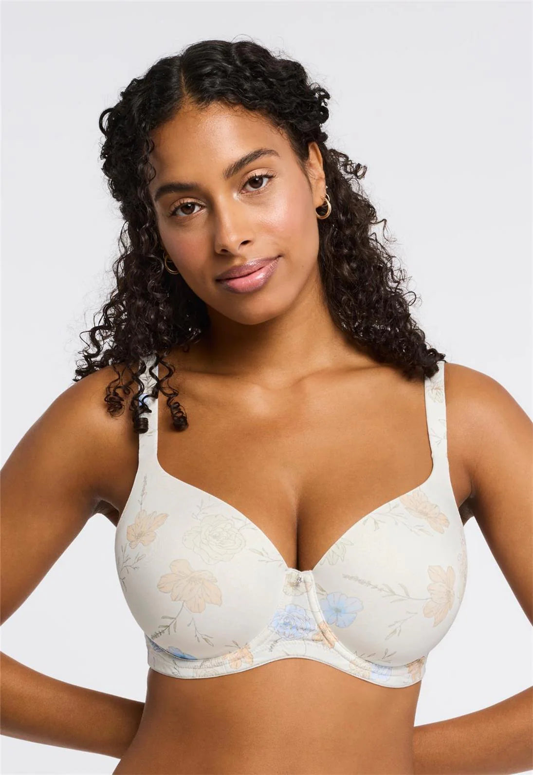 Pure Plus Full Coverage T-Shirt Bra Le Jardin Print - Montelle