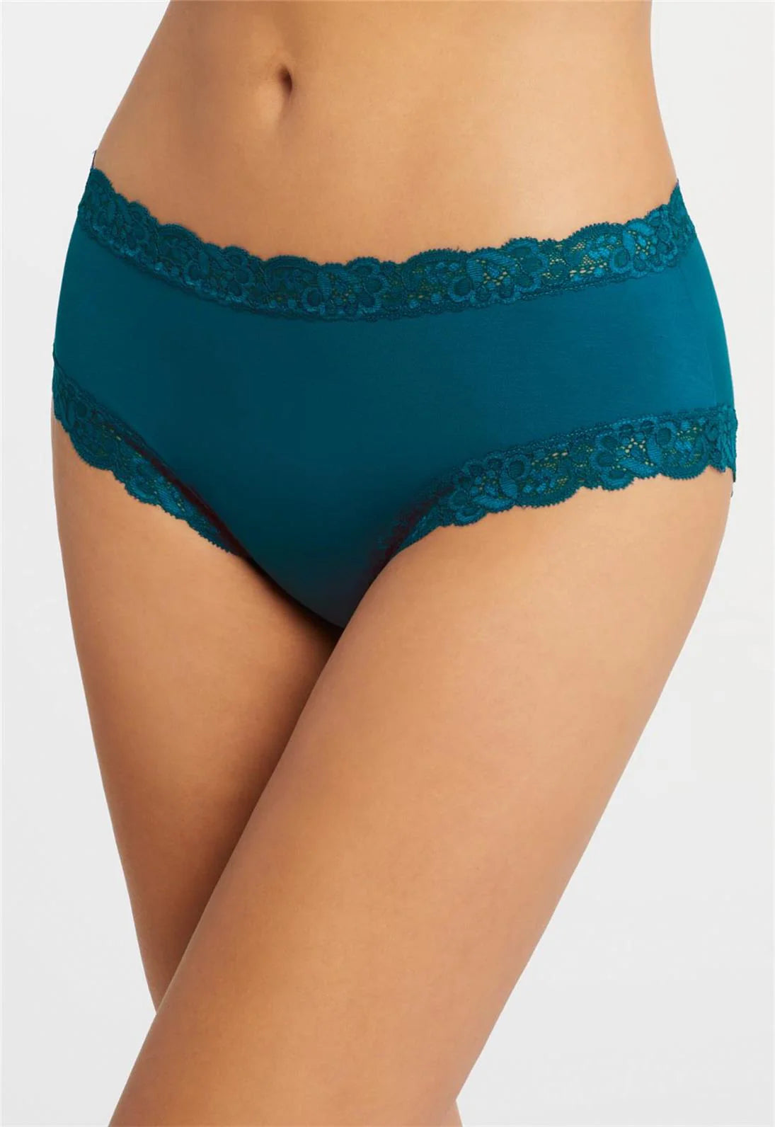 Iconic High Waist Boyshort In Peacock - Fleurt