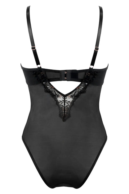 Constance Underwired Body In Black & Rose Gold - Pour Moi