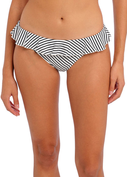 Jewel Cove Bikini Brief In Stripe Black - Freya