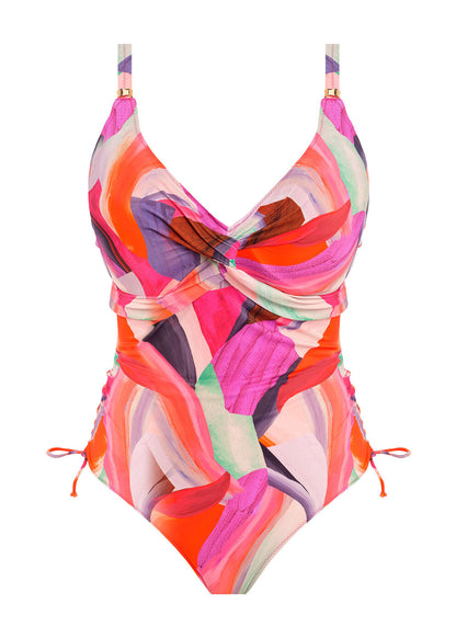 Aguada Beach Twist Front Swimsuit In Sunrise - Fantasie