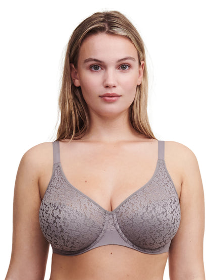 Norah Comfort Flex Fit Full Cup Bra In Purple Grey - Chantelle