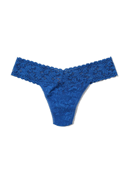 Low Rise Signature Lace Thong In Deep Dive - Hanky Panky