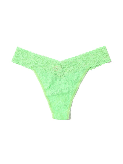 Original Rise Signature Lace Thong In Kiwi Punch - Hanky Panky