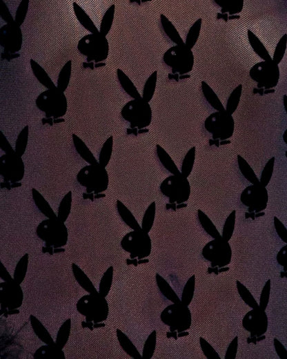 Bunny Noir Chemise In Black - Playboy