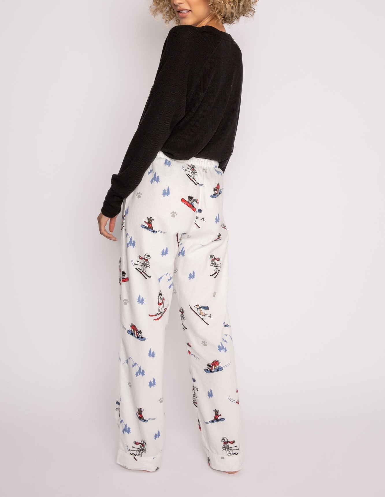 Flannel Pant Sleepwear In Snow White - PJ Salvage