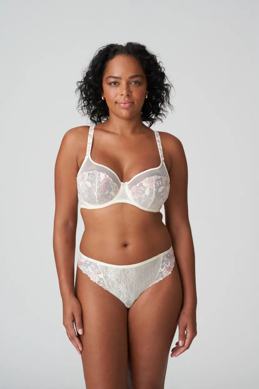 Mohala Balcony Bra Vertical Seam In Vintage Natural - Prima Donna