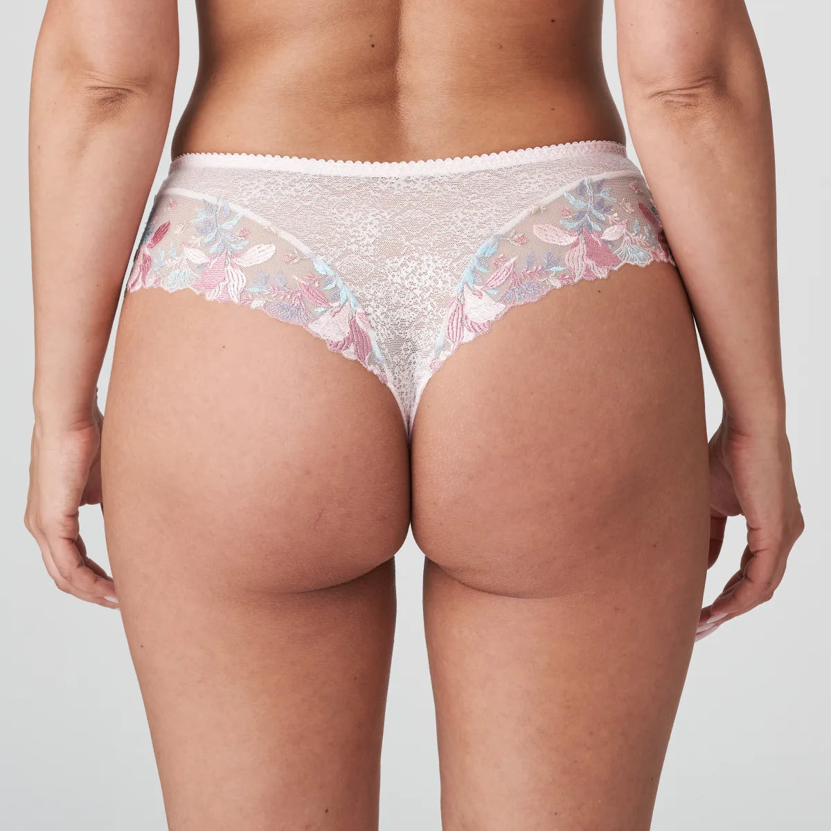 Mohala Luxury Thong In Pastel Pink - Prima Donna