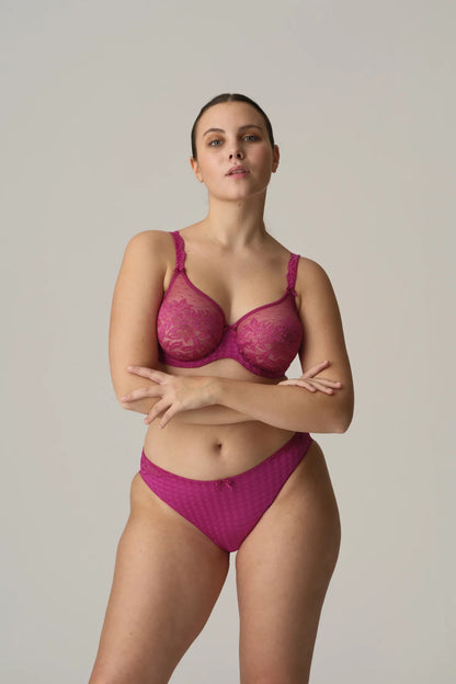 Madison Non Padded Full Cup Seamless Bra In Fuchsia Fiesta - Prima Donna