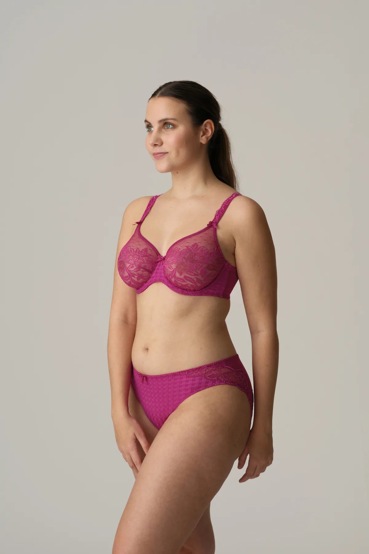 Madison Non Padded Full Cup Seamless Bra In Fuchsia Fiesta - Prima Donna