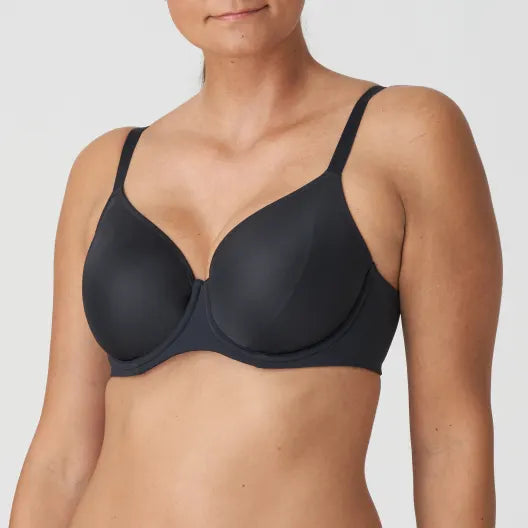 Figuras Non Padded Full Cup Bra  In Charcoal - PrimaDonna