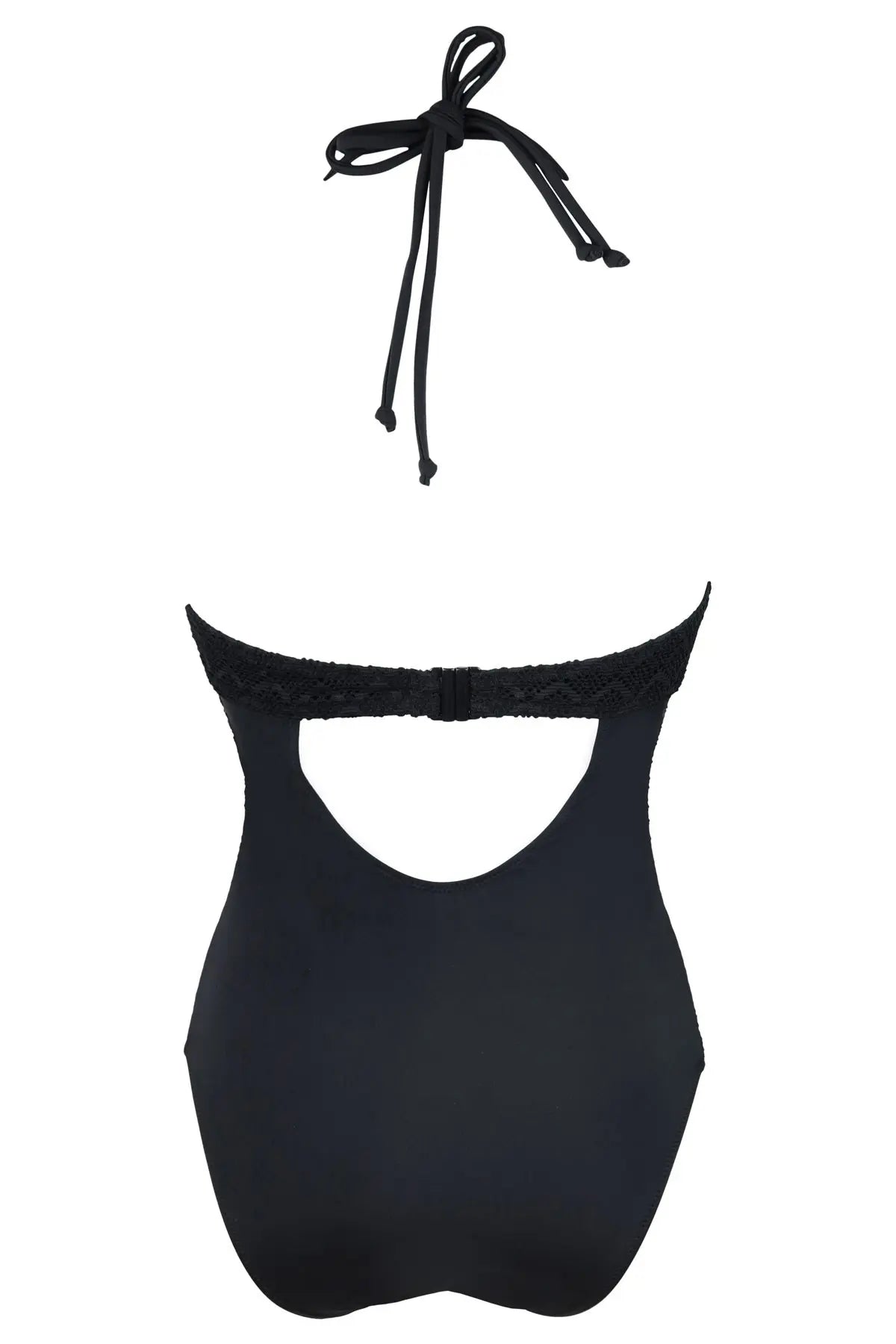 Castaway Adjustable Halter Underwired Swimsuit In Black - Pour Moi