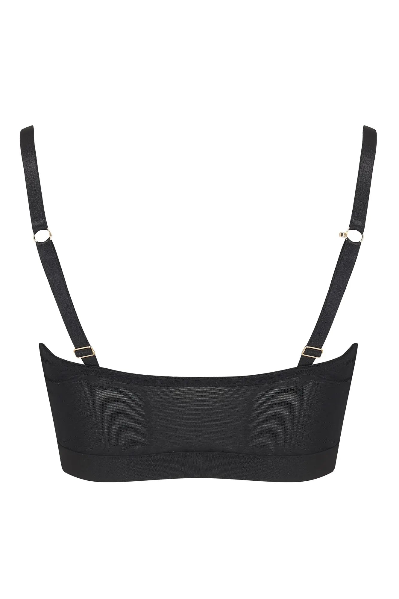 India Front Fastening Bralette In Black - Pour Moi