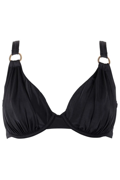 Samoa Non Padded Underwired Bikini Top In Black - Pour Moi