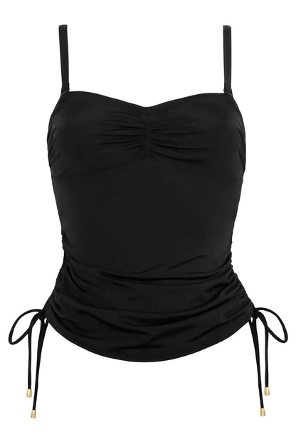 Santa Cruz Underwired Removeable Straps Bandini Bikini Top In Black - Pour Moi