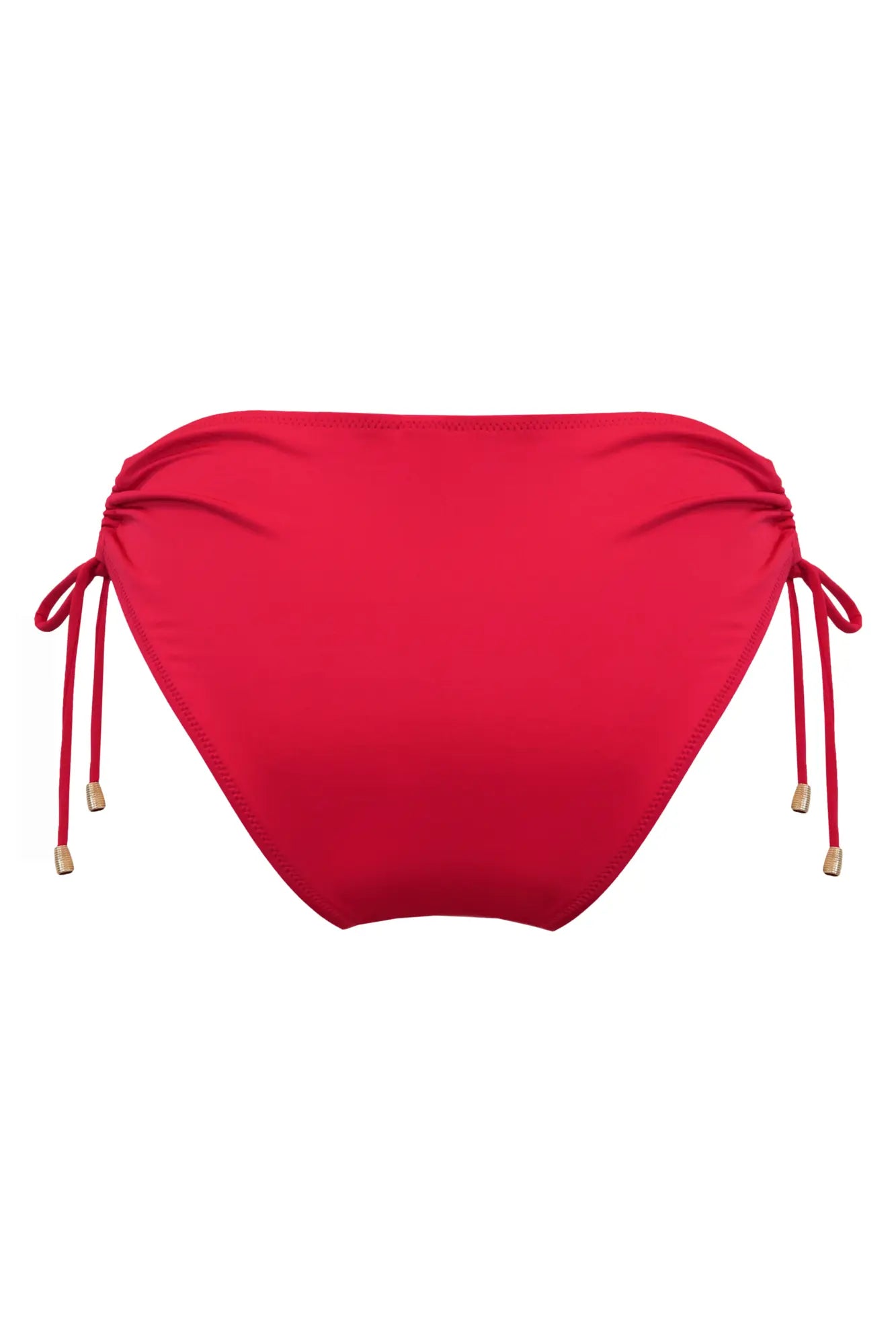 Santa Cruz High Leg Adjustable Side Bikini Brief In Red - Pour Moi
