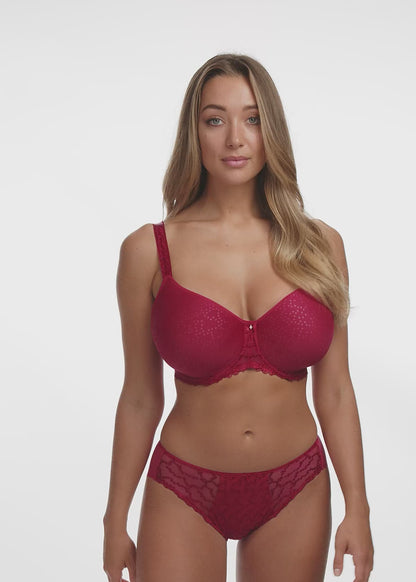 Ana UW Moulded Spacer Bra In Red - Fantasie