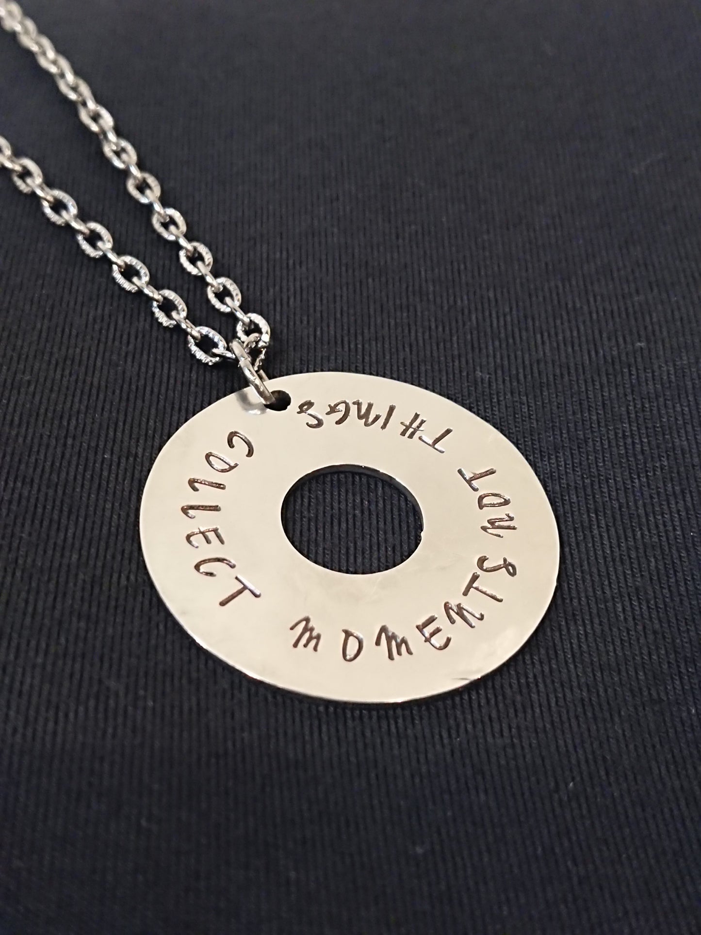 Ninestyles - Collect Moments Not Things Necklace (Ring)