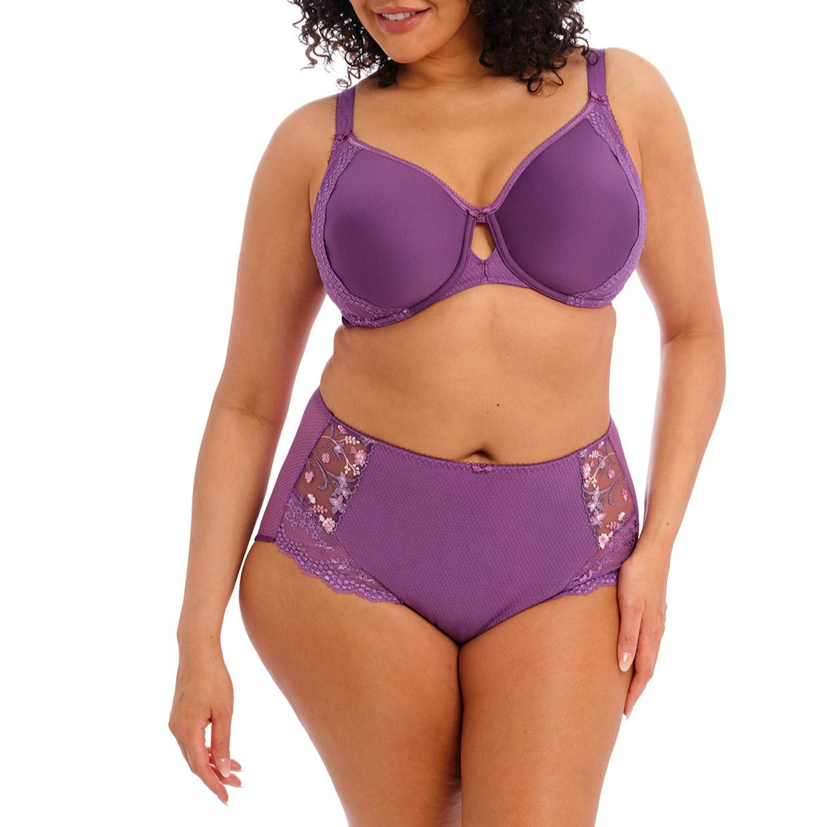 Charley Underwired Spacer Moulded Bra In Pansy - Elomi