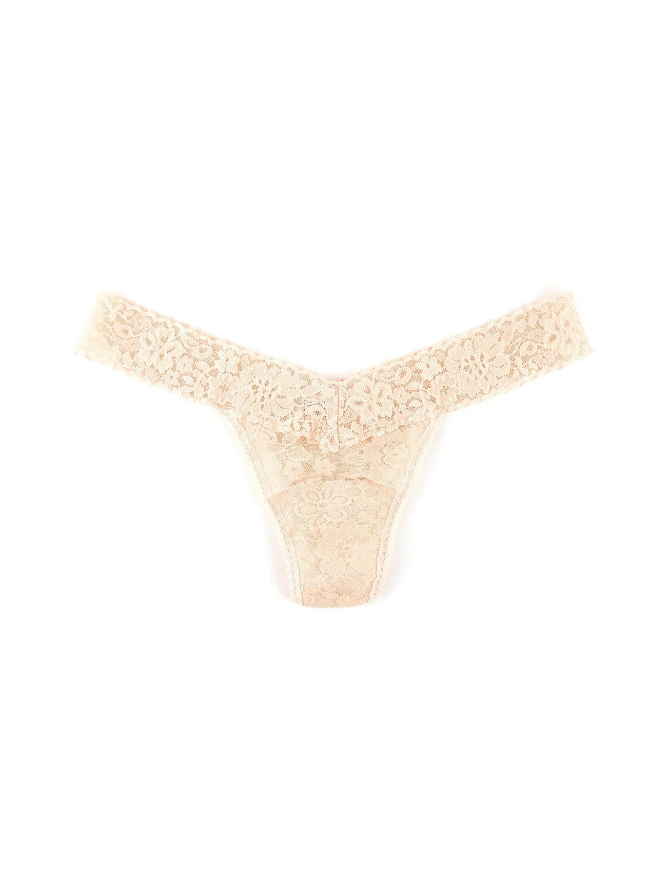 Hanky Panky - Daily Lace Low Rise Thong In Vanilla