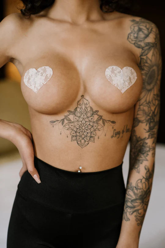 Luxury Adhesive Nipple Covers Heart Shape