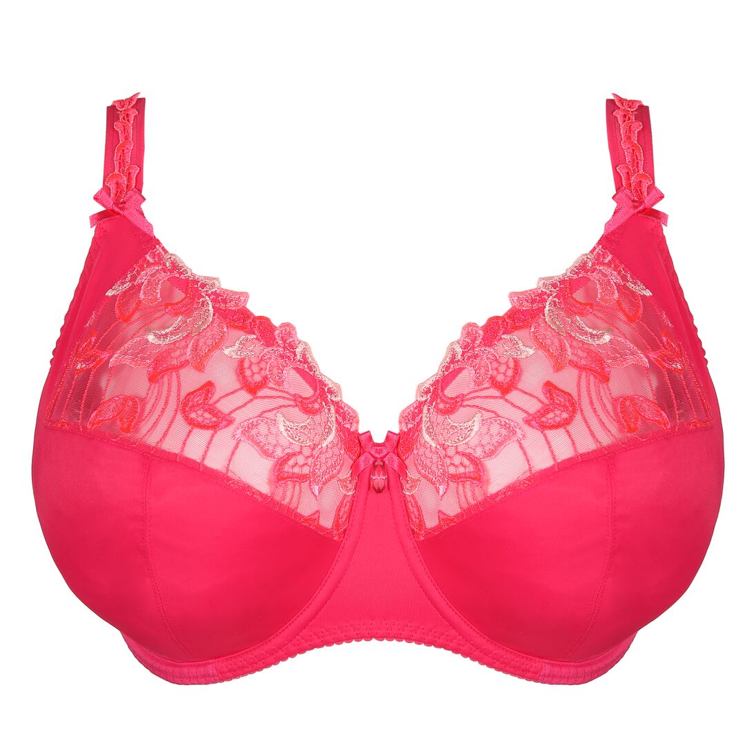 Deauville Full Cup Underwire Bra With Embroidery In Amour - Prima Donna