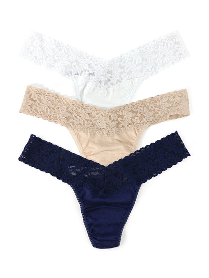 Supima Cotton Low Rise Thong - Hanky Panky