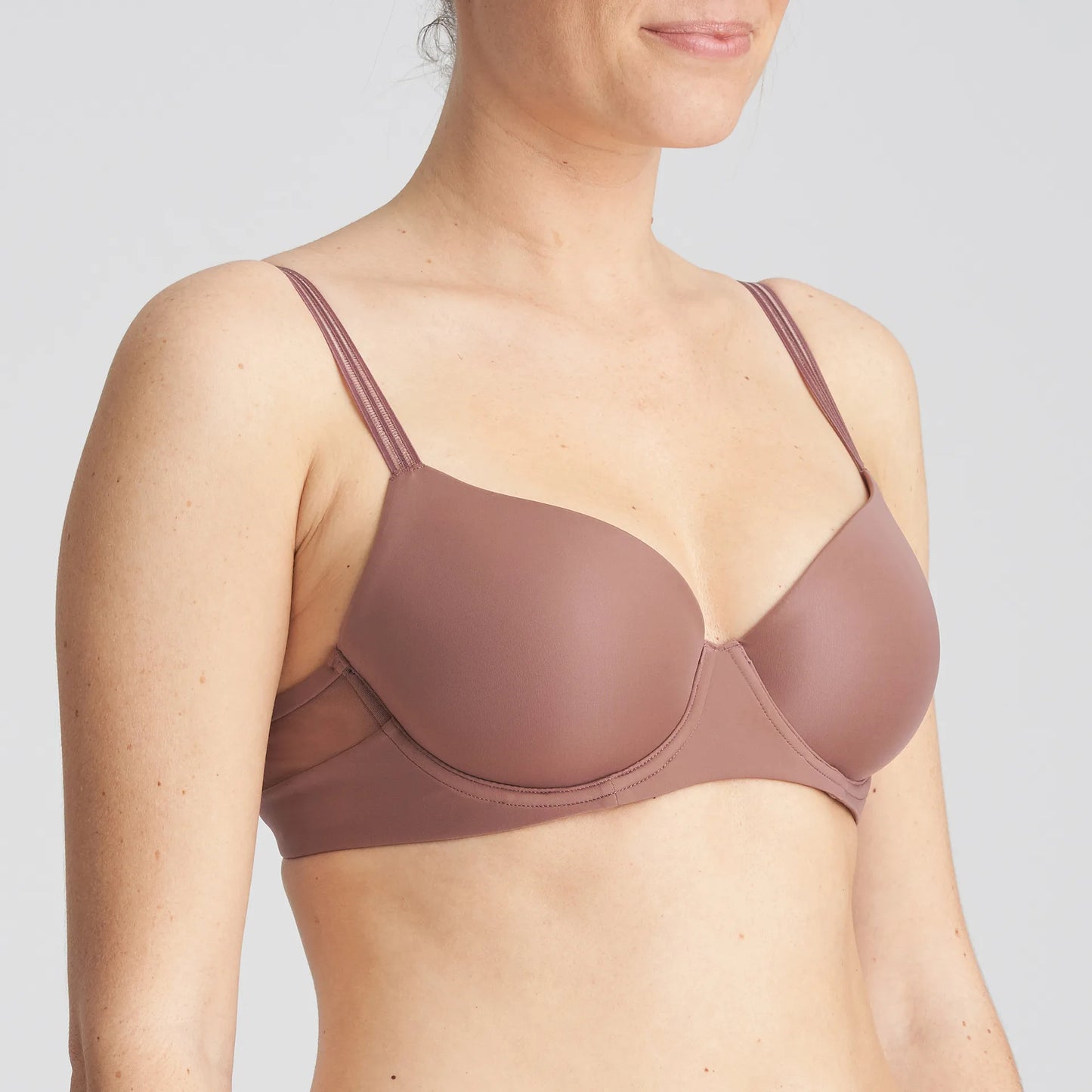 Louie Spacer In Satin Taupe - Marie Jo