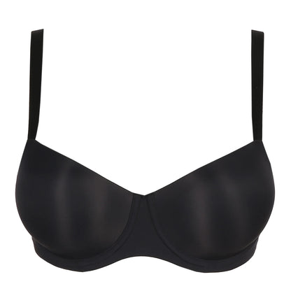 Figuras Padded Balcony Bra In Charcoal - PrimaDonna