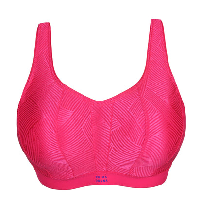 The Game Wired Sports Bra In Electric Pink - Prima Donna