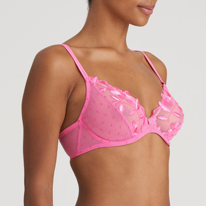Agnes Plunge Bra In Paradise Pink - Marie Jo