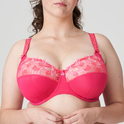 Deauville Full Cup Underwire Bra With Embroidery In Amour - Prima Donna