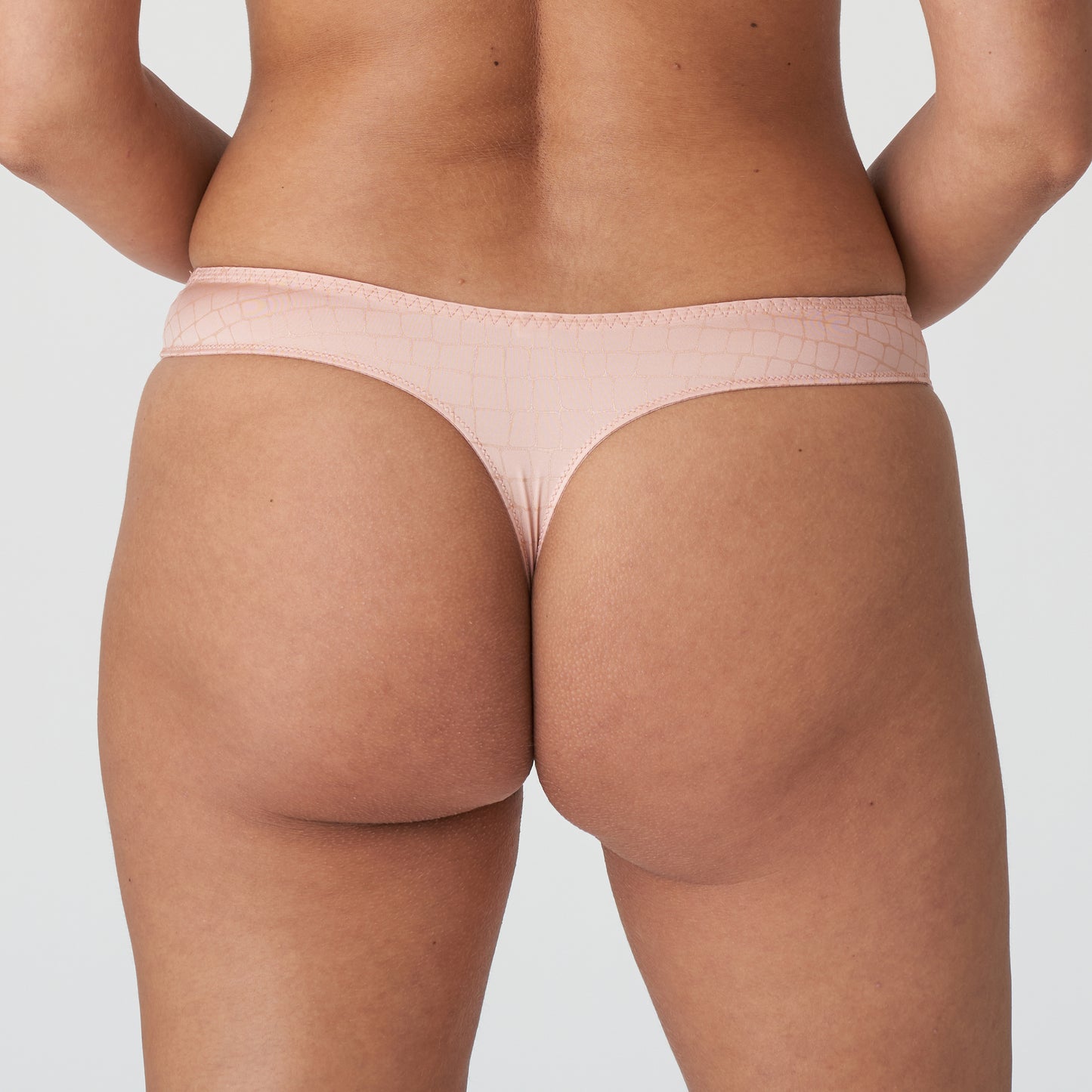 Torrance Thong In Dusty Pink - Prima Donna Twist