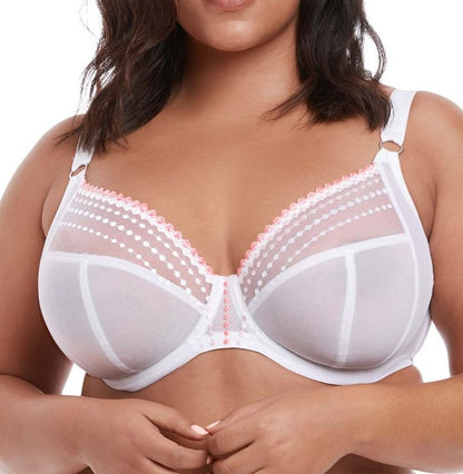Matilda Plunge Lace Cup in White - Elomi